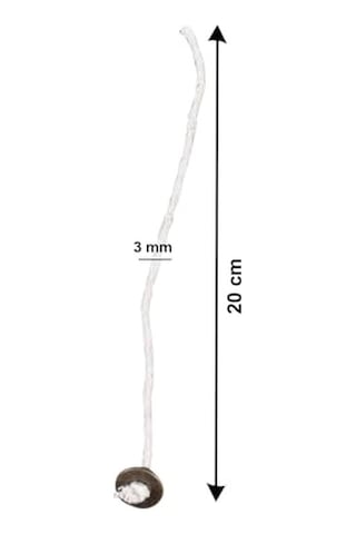 Kandil Fitili Ip Kalınlığı 3 Mm 6 Adet Set 1 Metre Yedekli Fitil Genel