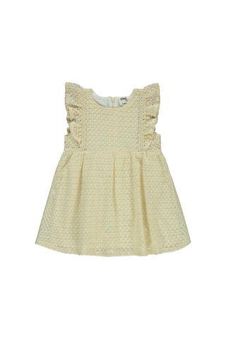 Civil Baby Dantel 6-18 Ay Elbise Ekru