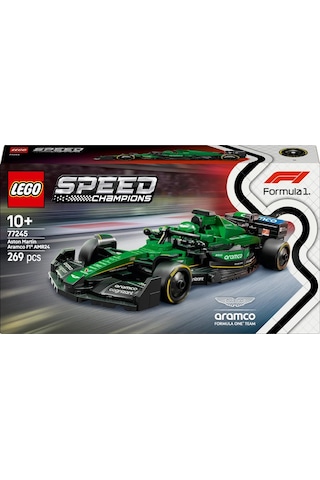 LEGO® Speed Champions Aston Martin Aramco F1® AMR24 Yarış Arabası 77245 - 10 Yaş ve Üzeri Çocuklar için Yaratıcı Oyuncak Yapım Seti (269P)