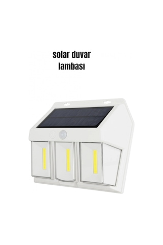 Suya Dayanıklı Solar Duvar Lambası Akıllı Gece Sensörlü Işık Çok Renkli