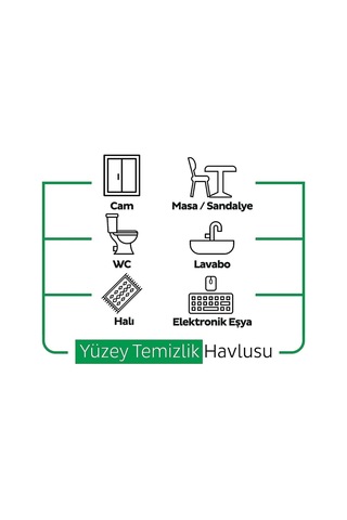 Sleepy Easy Clean Yüzey Temizlik Havlusu 100 Yaprak 5 Adet Tekli