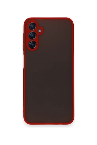 Samsung Galaxy Uyumlu A25 5g Kılıf Montreal Silikon Kapak - Kırmızı - 100 Çok Renkli