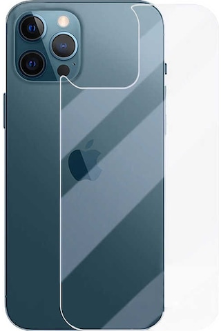 Apple Uyumlu iPhone 13 Pro Zore Back Maxi Glass Temperli Cam Arka Koruyucu