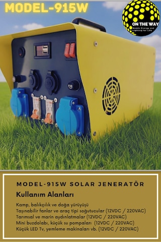Otw Model 915w Taşınabilir Güç İstasyonu Lifepo4 Bataryalı Solar Jeneratör Otw Model 915w Taşınabilir Güç İstasyonu Lifepo4 Bataryalı Solar Jeneratör