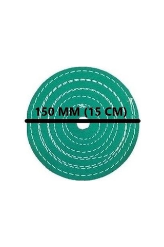 Grup Zımpara Mavi Cila Ve Dikişli 150 Mm Polisaj Keçesi