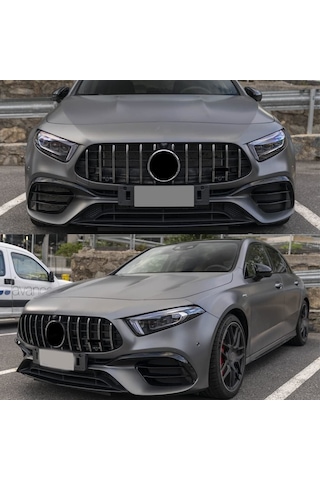 Mercedes W177 Gtr Ön Panjur Izgara Seti Krom-siyah 2018 Sonrası