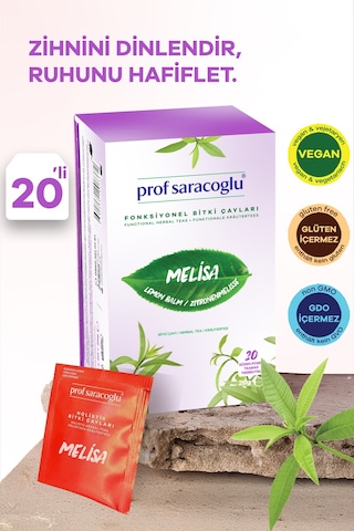 Prof Saracoglu Melisa Melisa Officinalis Bitki Çayı 20'li