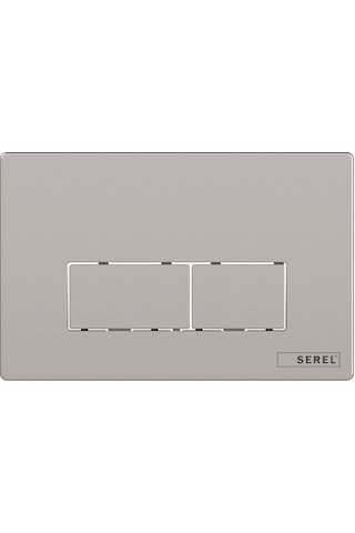 Serel P58 0180 Parmak İzi Bırakmayan Kumanda Paneli Mat Krom Serel P58 0180 Parmak İzi Bırakmayan Kumanda Paneli Mat Krom