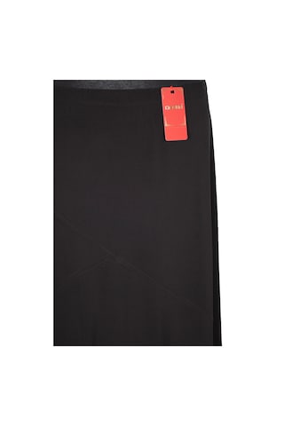 Hesna Kadın Bensu Büyük Beden Sandy Çapraz Astarsız Siyah Etek Siyah