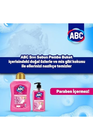Abc Deterjan Sıvı Sabun Pembe 3 L