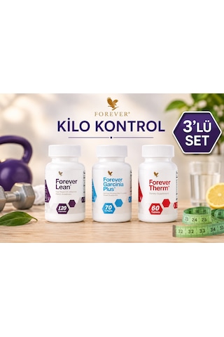 Forever Garcinia Plus + Lean + Therm 3'lü Set