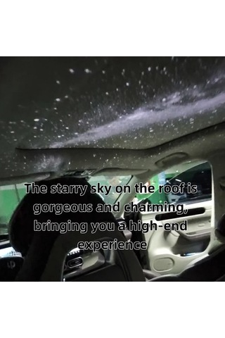 Honeybeeshop Jüpiter Yeni Güncellenmiş Usb Güçlü Araba Projektör Işığı 360 Dönebilen Taşınabilir Ortam Yıldızlı Gökyüzü Işığı Çatı Yatak Odası Oturma Odası Oda Festival Parti Gece Işığı