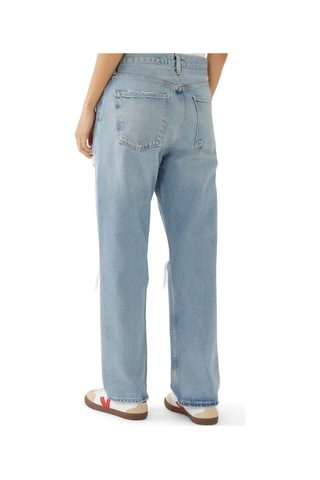 Agolde 90'lar Esintili Yüksek Bel Kot Pantolon Light Blue