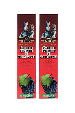 Ralila Siyah Üzüm Kabuğu - Aronya Ekstraktı 250 Ml X 2 Adet