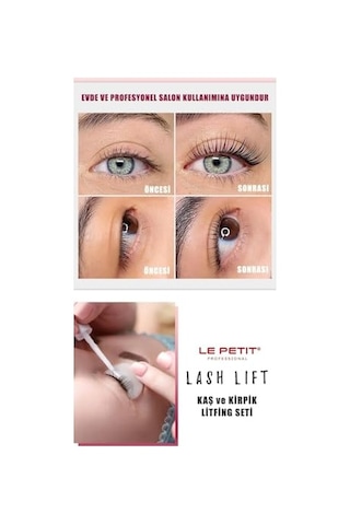 Kirpik Lifting Seti, Lash Lift, Kaş & Kirpik Perma Seti Full Set