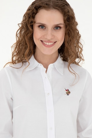 U.s. Polo Assn. Kadın Beyaz Gömlek Basic 50283987-vr013 Beyaz