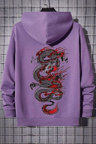 Chinesebox Kapşonlu Hoodie Lila