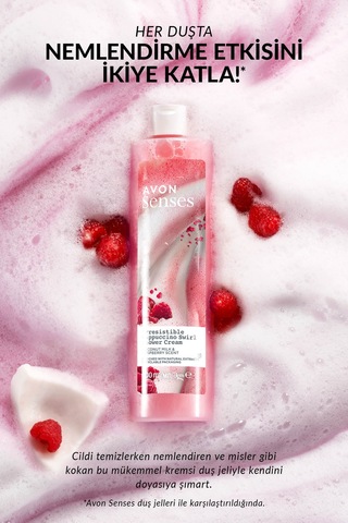 Avon Senses Hindistan Cevisi Sütü & Böğürtlen Kokulu Duş Kremi 500 ML