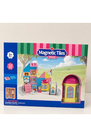 Sh59691 55 Parça Magnet Stan. Seri Renkli Blok