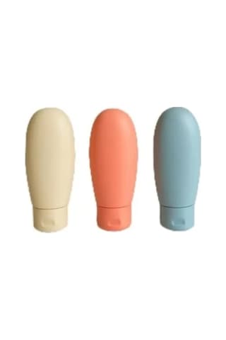 60 Ml Seyahat Tipi Sızdırmaz Şampuan Seti Açık Gri