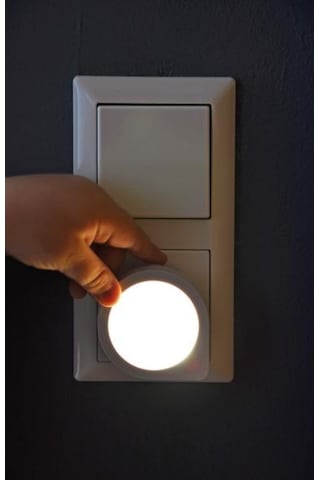 Brennenstuhl Süper LED Otomatik Gece Lambası NL 01 QS, Anahtar 1 LED 5 lümen 0,2W - 1173190010 Beyaz
