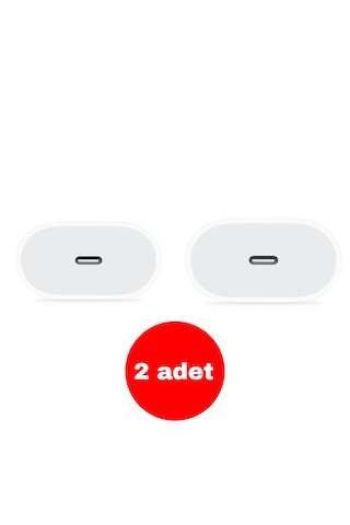 2 Adet İphone Uyumlu 35w Typec Çıkışlı Adaptör Şarj Başlık