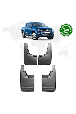 Volkswagen Amarok 2011 - 2020 Model 4'lü Paçalık Çamurluk - Tozl