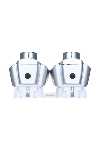 Symbee Duvar Takılı 2 Kollü Kilitlebilir Sabun Dağıtıcı, 380ml 2 Kapasite, Gümüş Mat Abs Malzeme, Toplum Ve Ev Kullanıma Uygun Gümüş