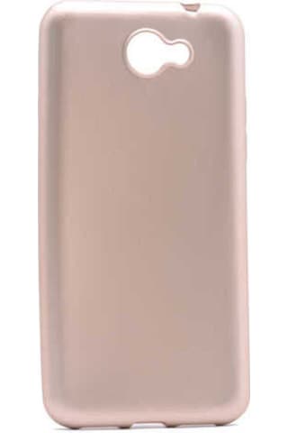 General Mobile 6 Kılıf Zore Premier Silikon Kapak Gold