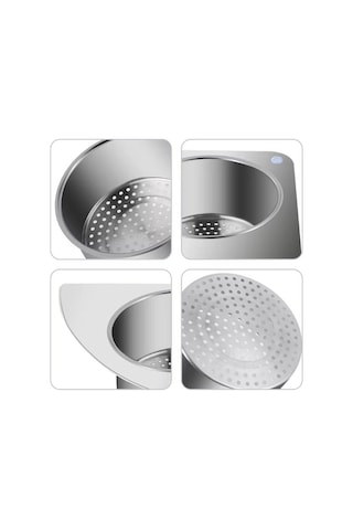Konyax Kuğu Tasarımlı Paslanmaz Lavabo Drenaj Sepeti Çok Renkli