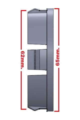 Jant Göbeği Bbs 65/62 62Mm Yuva 4'Lü Set Siyah Alüminyum
