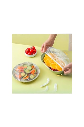 Zensaas41 Lastikli Tencere Ve Tabak Bonesi 100 Adet 24cm Zensaa56 Renkli