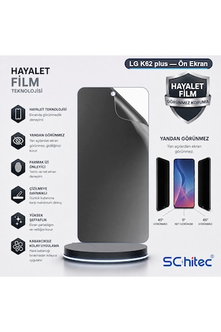 K62 Plus Uyumlu Ön Yüzey Hayalet Privacy Hidrojel Ekran Koruyucu 46647542