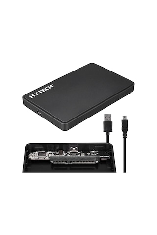 Hytech Hy-hdc21 2.5 İnç Usb 2.0 Sata Harici Hard Disk Kutusu Siyah