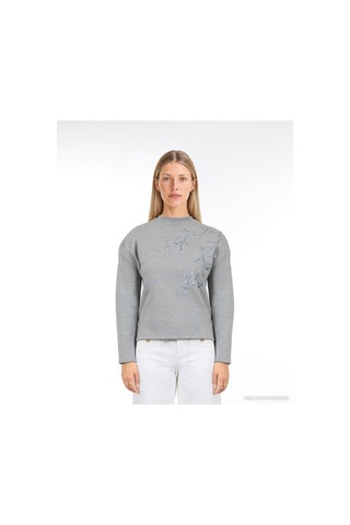 Yargıcı Regular Bisiklet Yaka Uzun Kol Sweatshirt 26kksw9001l 022 Gri