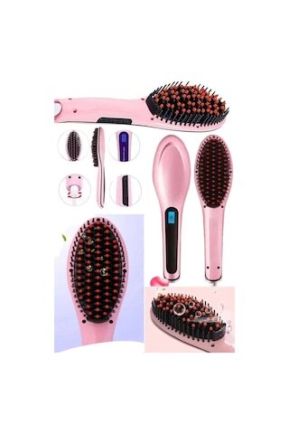 Saç Düzleştirici Tarak Isı Ayarlı Yıpranma Önleyici Düzleştirici Fön Tarak