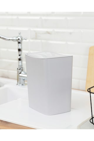 Madame Coco Olivier Switch Çöp Kovası 4lt 1kcopk14 Lt-soft Gri