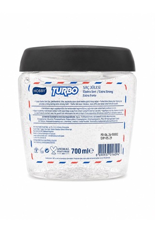 Hobby Turbo Saç Jölesi Extra Sert Uzun Süre Güçlü Tutuş 700 Ml X 3 Adet