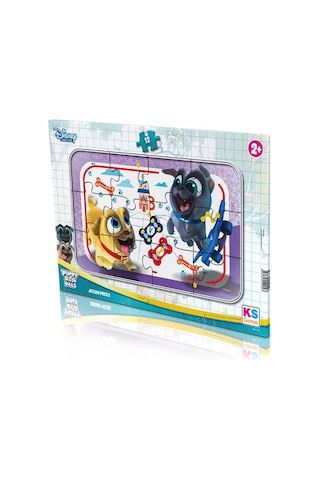 Puzmooyuncak Ks Games 12 Parça Puppy Dog Pals Frame Puzzle