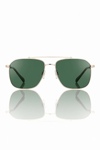 Daniel Klein Dk3284-3 Dikdörtgen Slim Line Polarize Camlı Erkek Güneş Gözlüğü 53-20-145 Gold