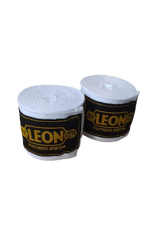 Leon Elastik Boks, Kick Boks Ve Muay Thai Bandajı 3,5 Metre Beyaz (446772449)