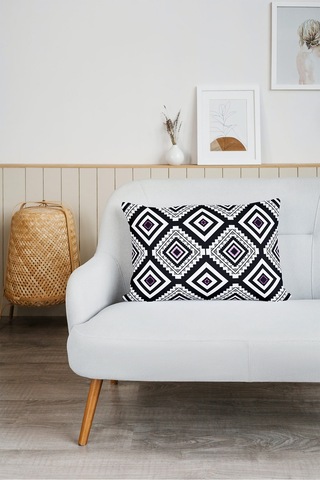 Modern Desenli Baskılı Tv Battaniyeli Opsiyonel Dekoratif Hediye Yastık Battaniye 2in1 Gifts-2 Çok Renkli