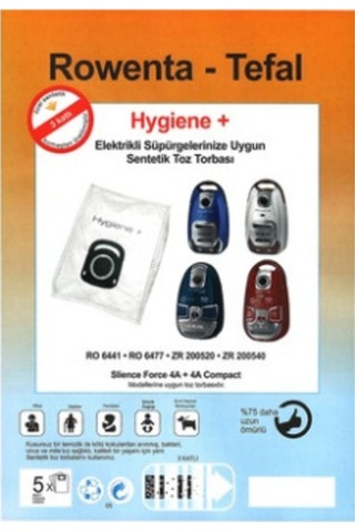 Rowenta Toz Torbası Uyumlu Hygiene Ro6451ea 5 Adet