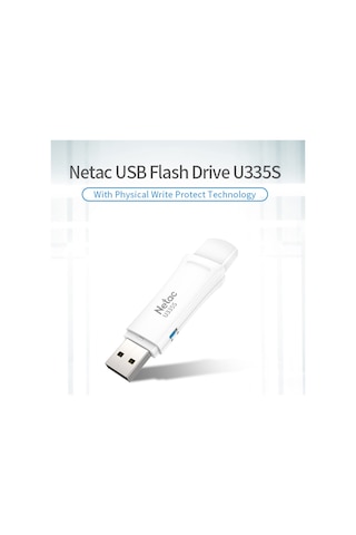 Netac U335s Usb 3.0 Yüksek Hızlı Antivirüs Yazma Koruması Usb Flash Sürücüler U Disk, Kapasite:32gb