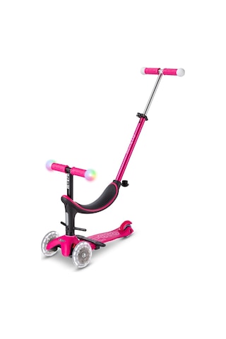 Micro Mini2grow Deluxe Magic Led 3 Tekerlekli Scooter Pink
