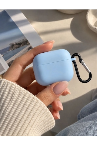 Fadex Apple AirPods 4 Ve 5.nesil İle Uyumlu Kılıf Askı Aparatlı Lansman Mavi Renk Tonu