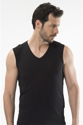 Cacharel 1304 Spor Erkek V Yaka - Siyah
