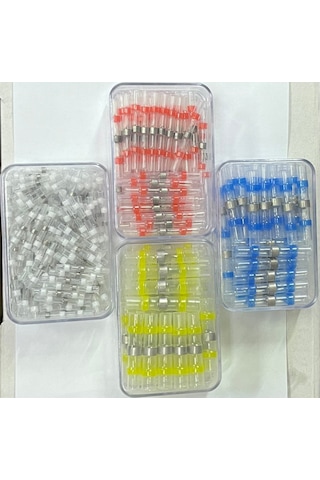 Beyaz Lehimli Daralan Makaron Su Geçirmez Kutulu 100adet