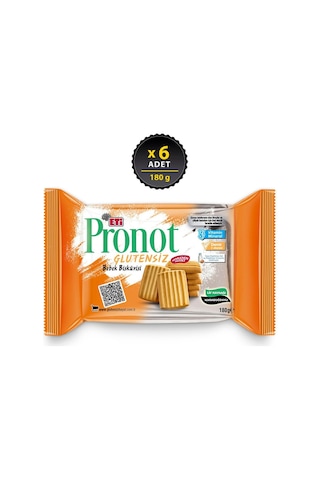 Eti Pronot Glutensiz Bebek Bisküvisi 6 x 180 G
