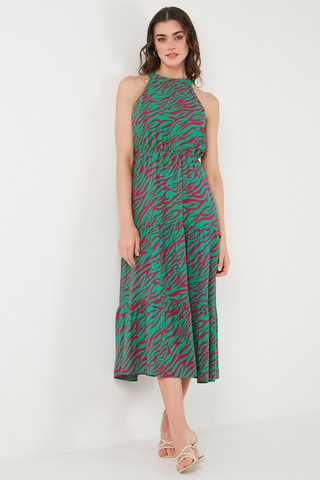 Sd Luxury Bayan Elbise 6784283 Yeşil-pembe Yeşil-pembe